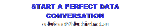 Text Box: Start A Perfect Data Conversation
solutions@bluebird.net.au
&nbsp;
